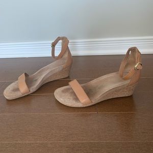 Ugg Emilia nude wedge sandals